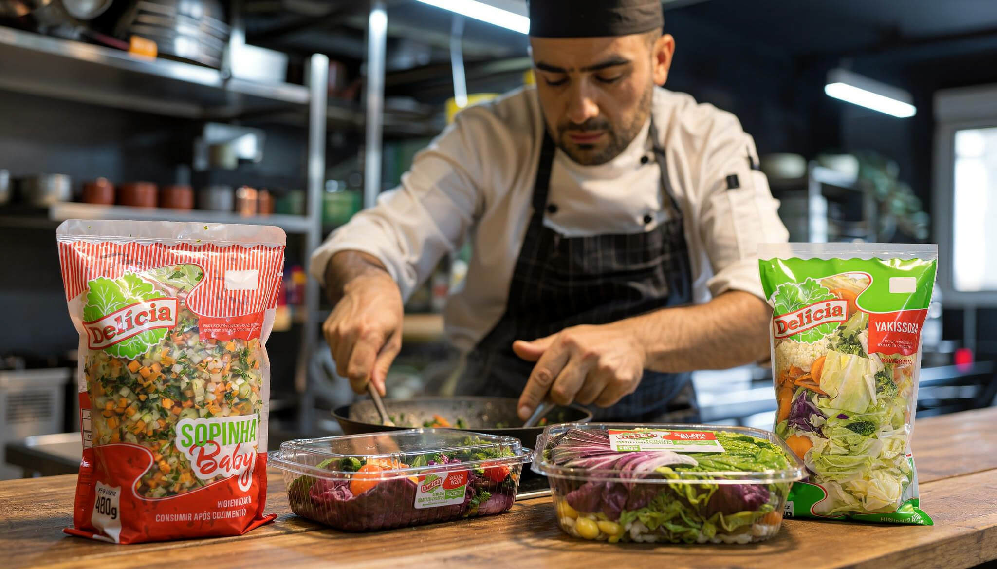 Cozinhas industriais, restaurantes e lanchonetes